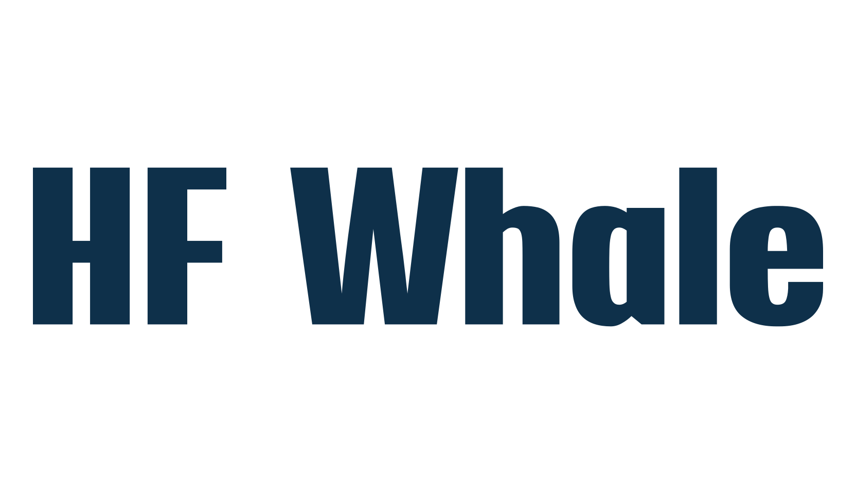 HF Whale, sans serif font preview