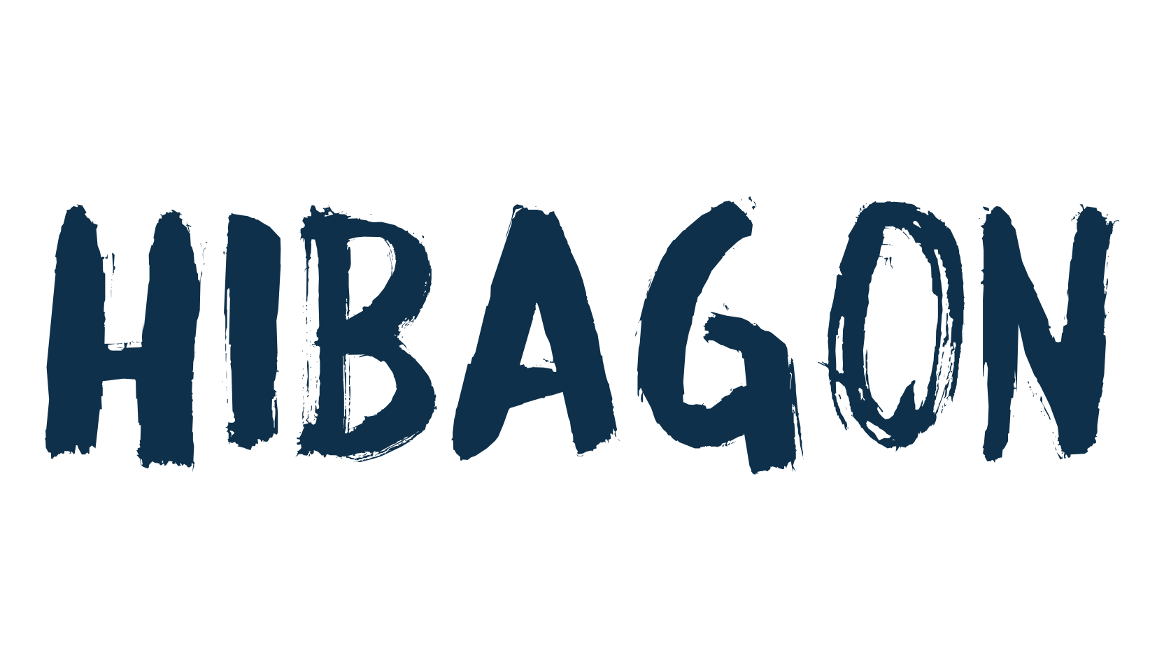 Hibagon, script brush fancy decorative calligraphy font preview