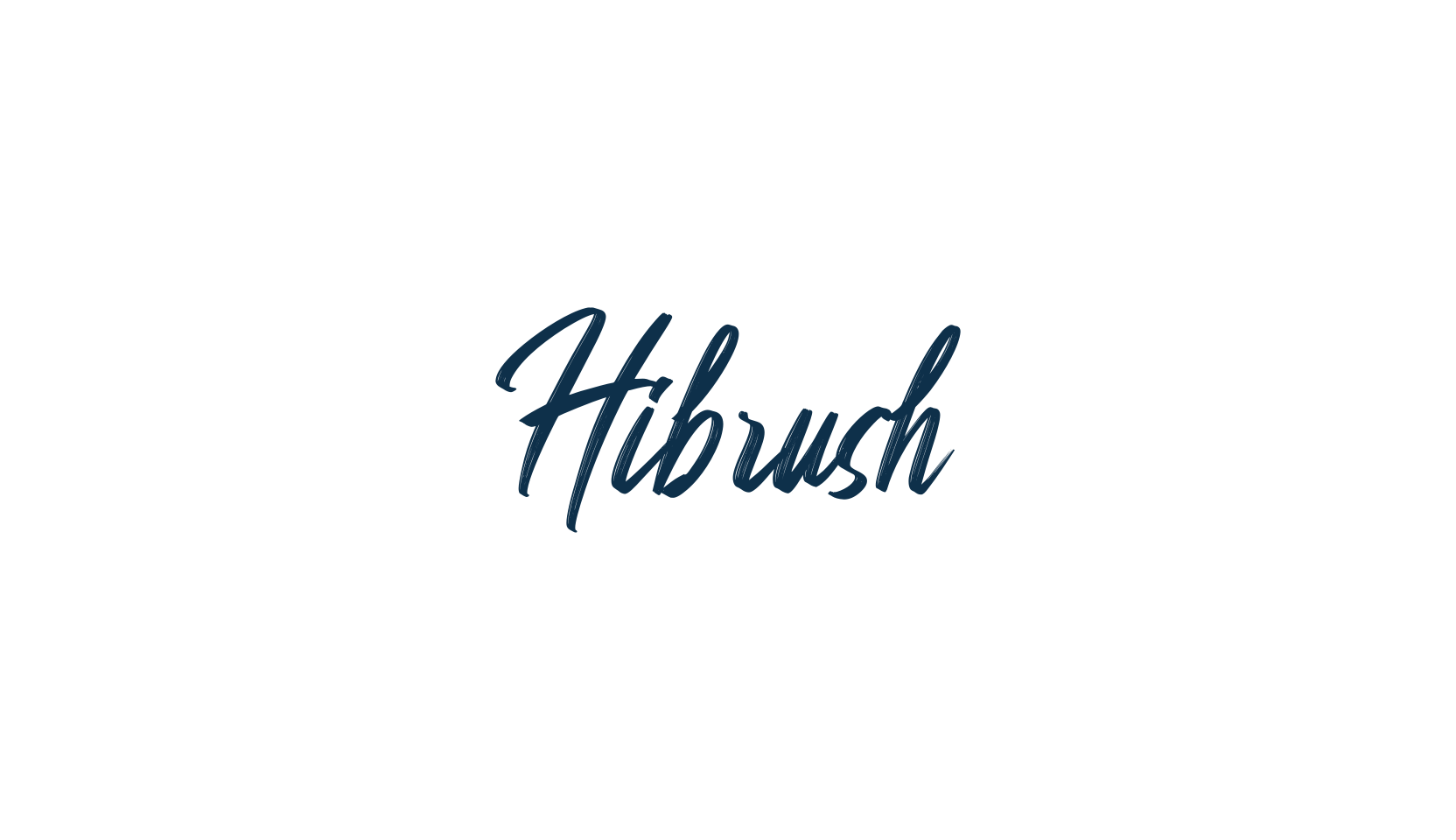 Hibrush, brush font preview