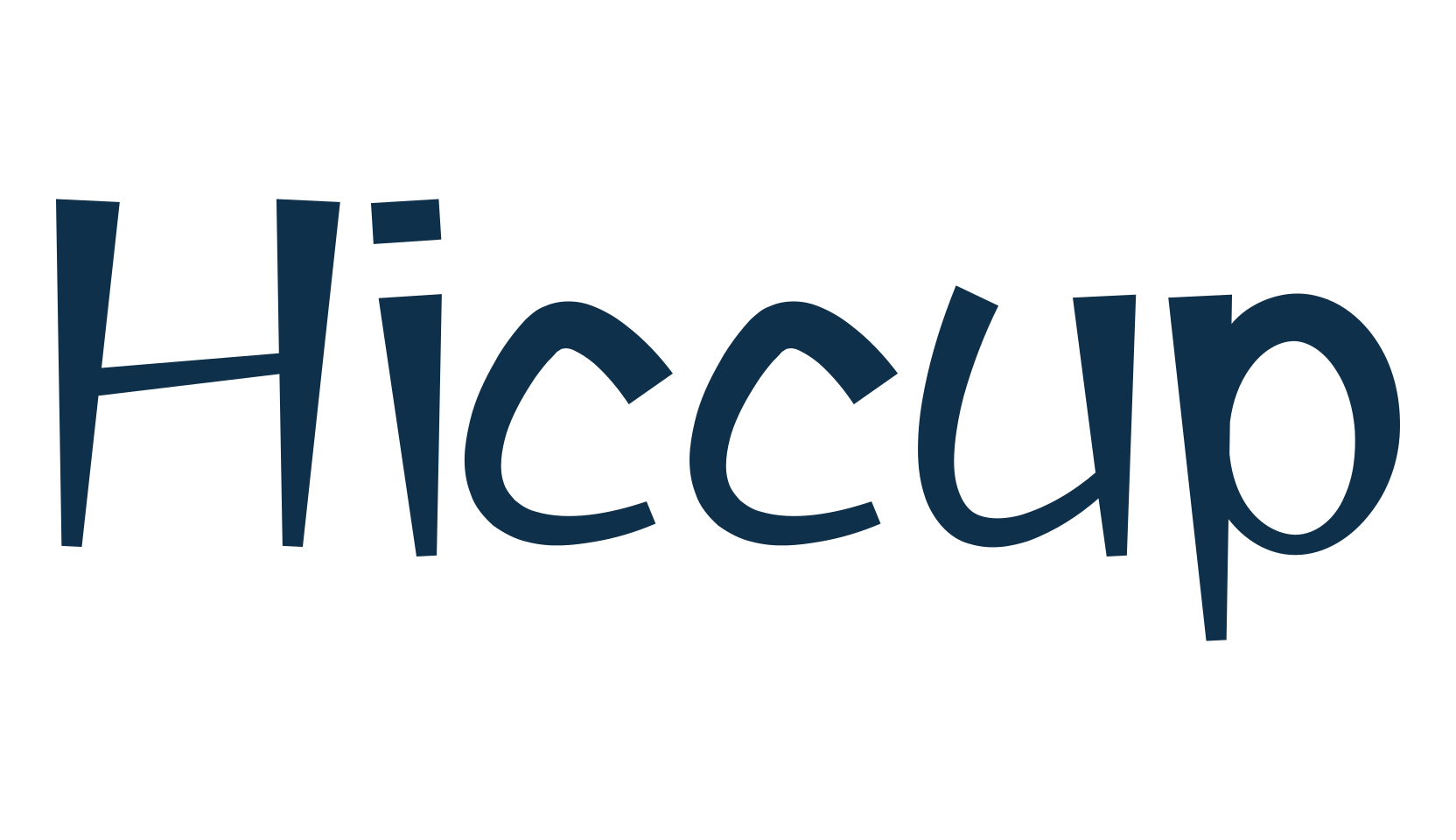 Hiccup, various font preview
