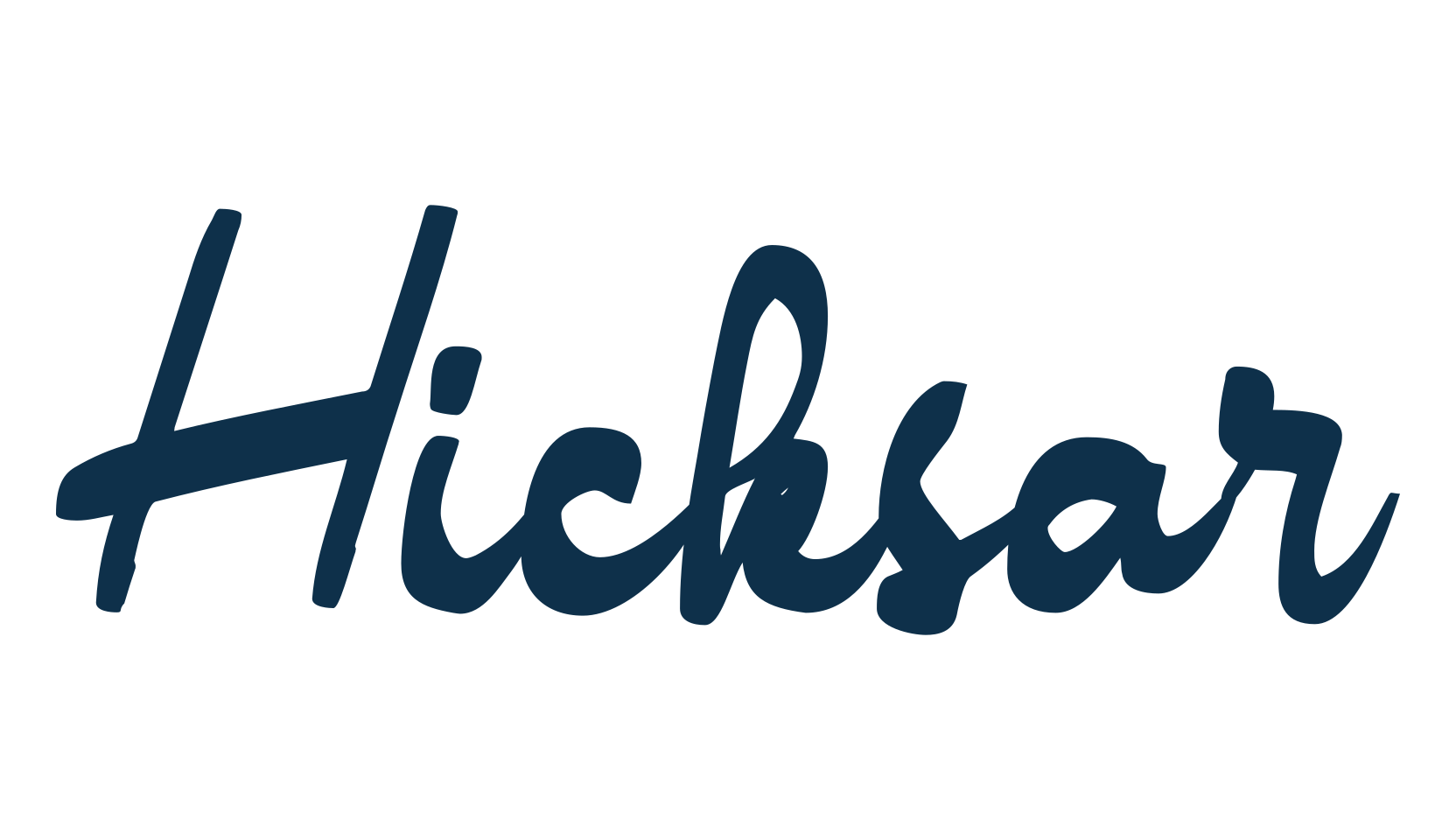 Hicksar, script handwritten fancy decorative calligraphy font preview