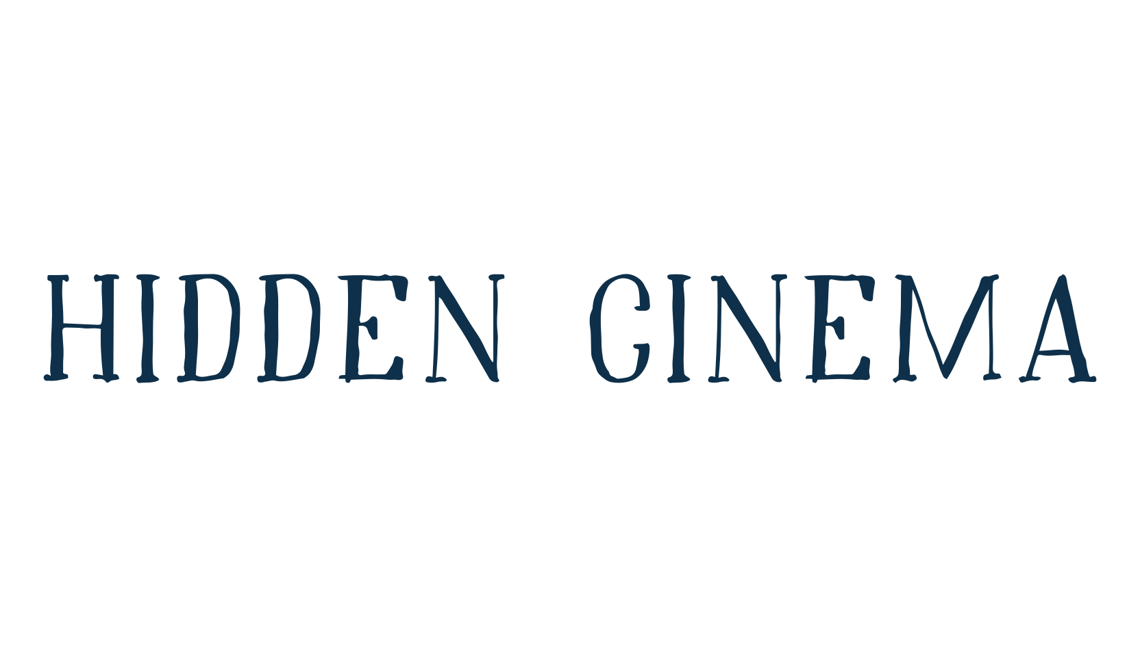 Hidden Cinema, fancy eroded decorative font preview