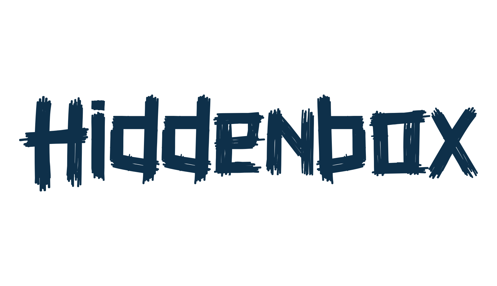 Hiddenbox, brush font preview