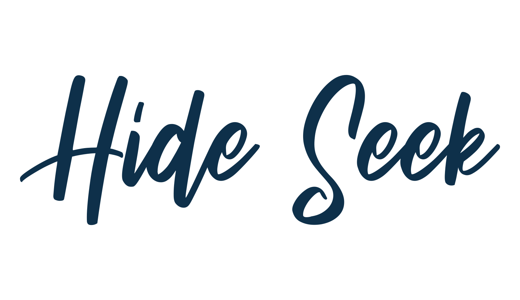 Hide Seek, script handwritten fancy decorative calligraphy font preview