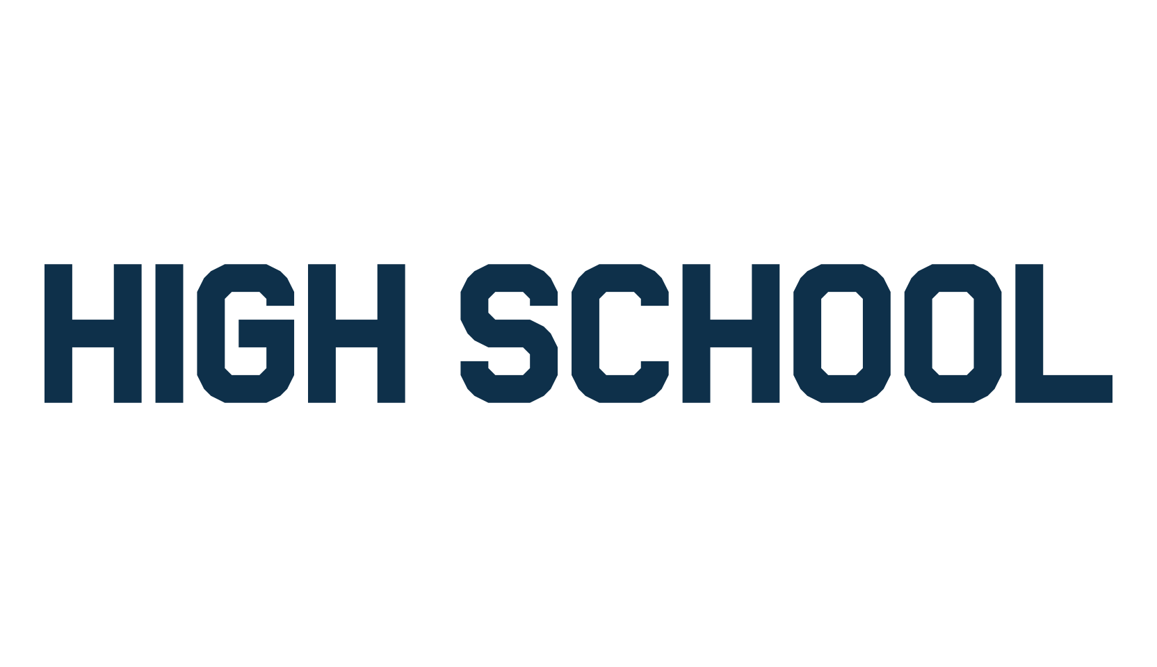 High School, fancy old school decorative font preview