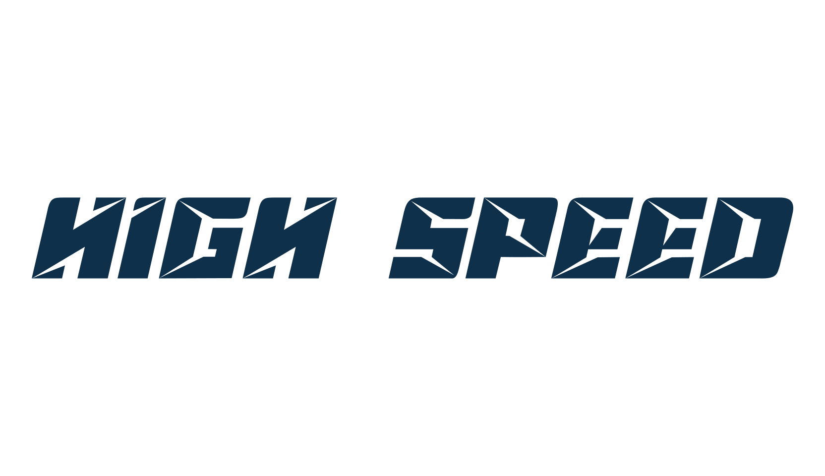 High Speed (high-speed-2), sci-fi font preview