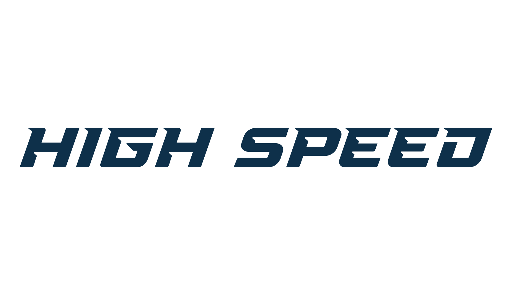 High Speed, various font preview