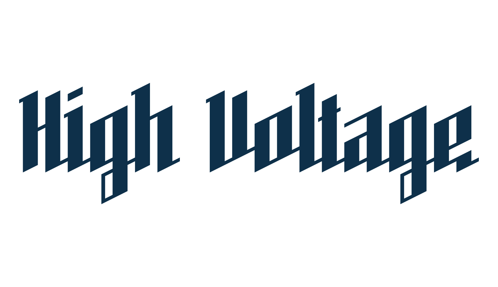 High Voltage (high-voltage), various font preview