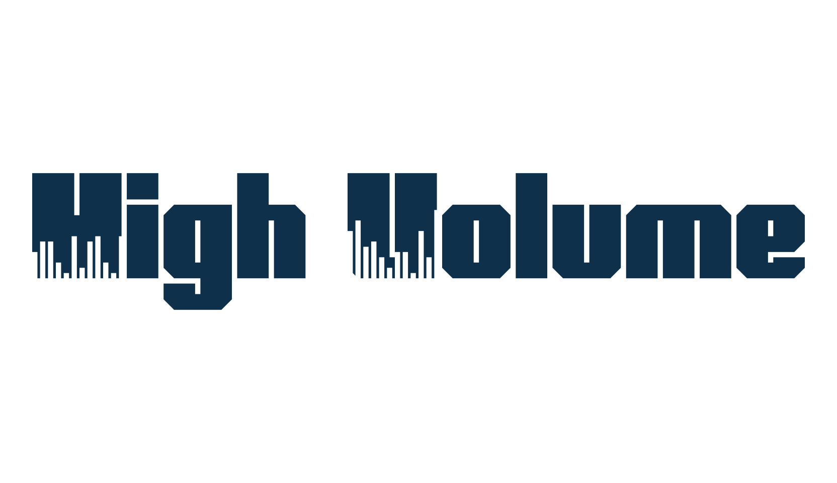 High Volume, various font preview