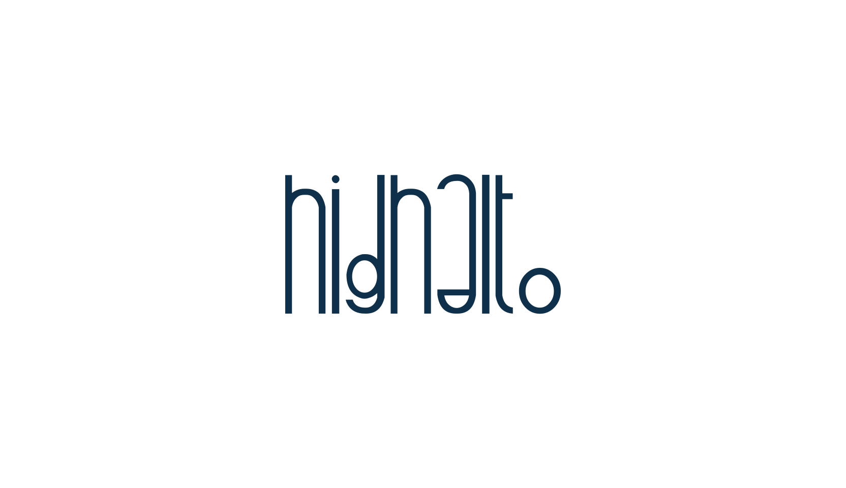 Highalto, fancy retro decorative font preview