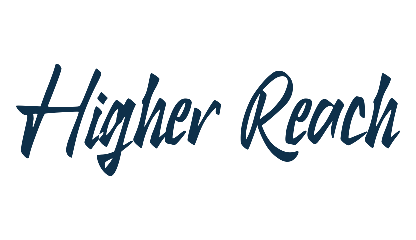 Higher Reach, fancy decorative font preview