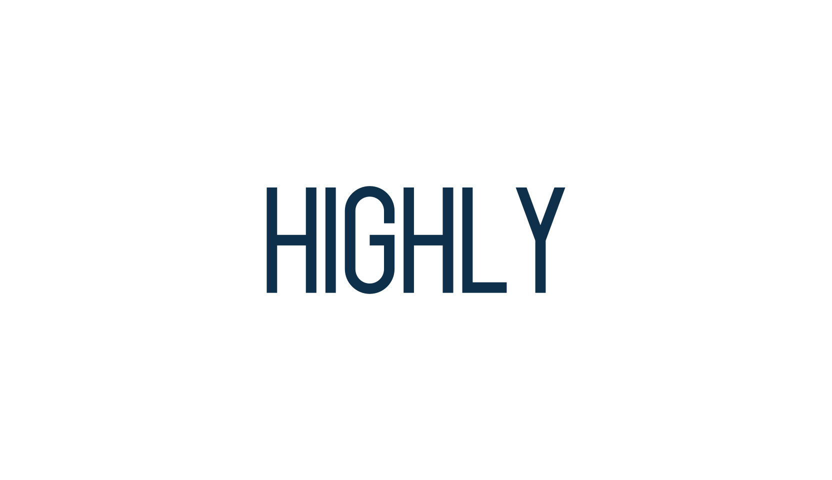 Highly, sans serif font preview
