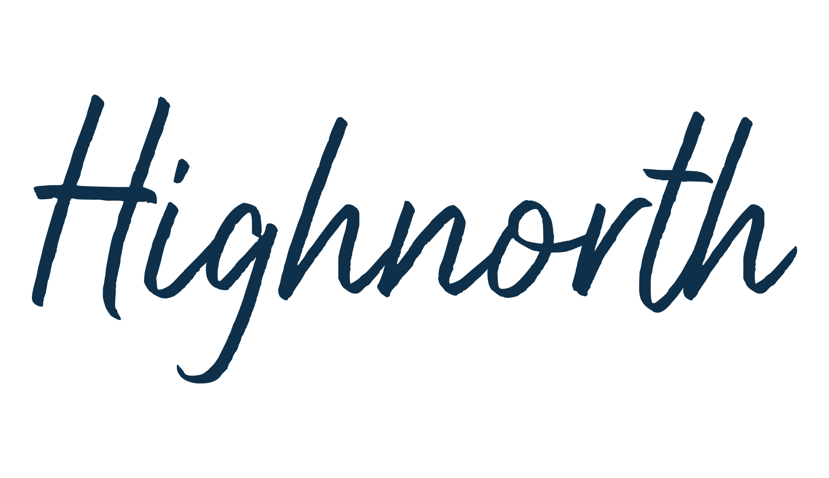 Highnorth, script handwritten fancy decorative calligraphy font preview