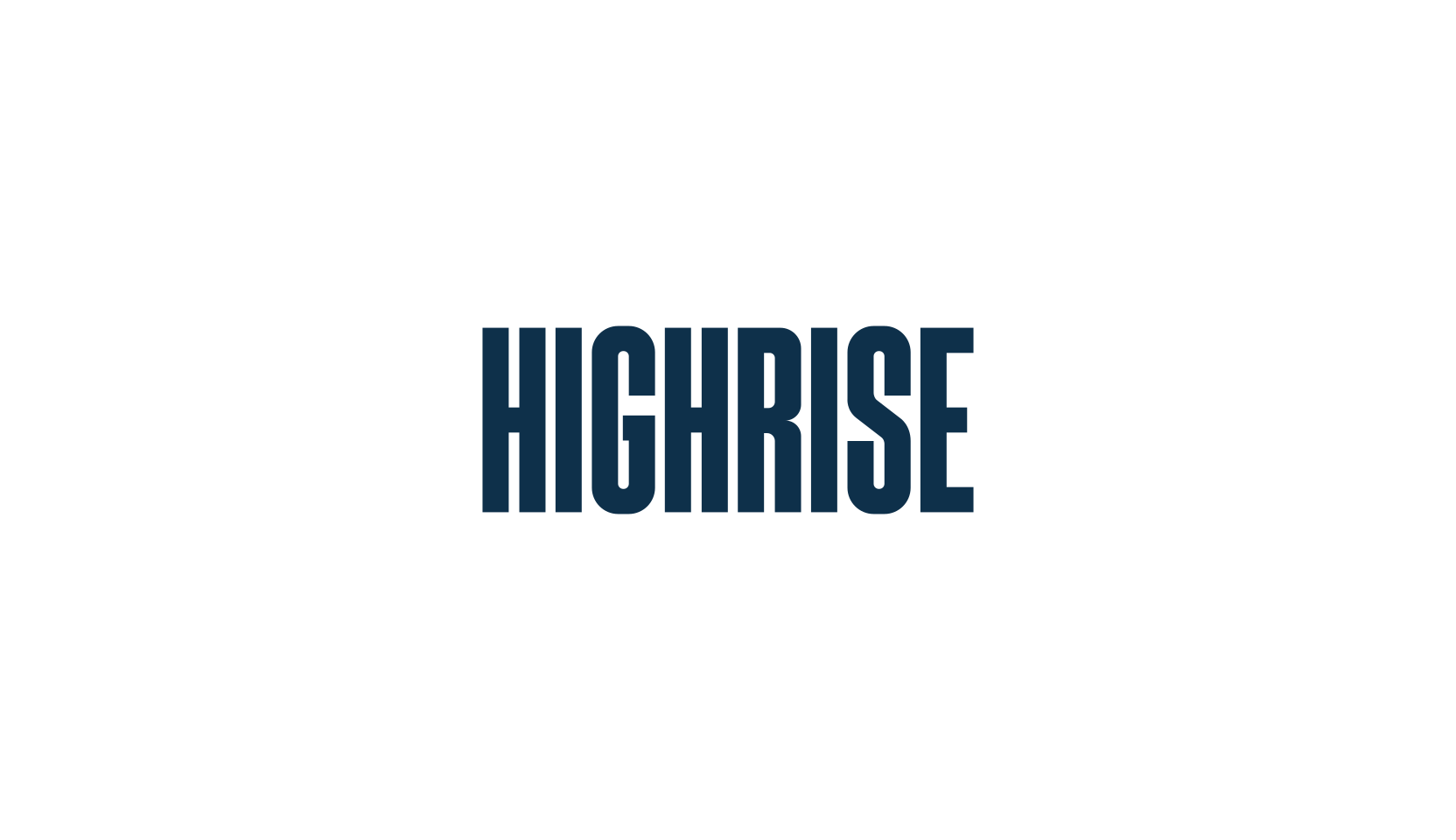 Highrise, basic sans serif font preview