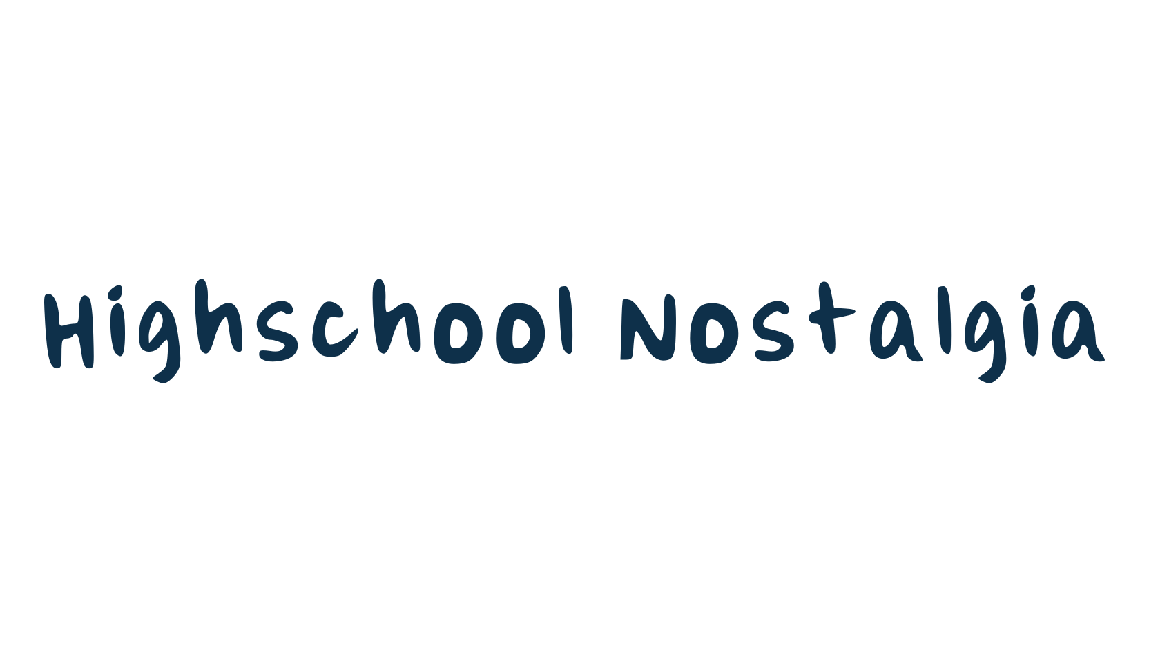 Highschool Nostalgia, script handwritten fancy decorative calligraphy font preview