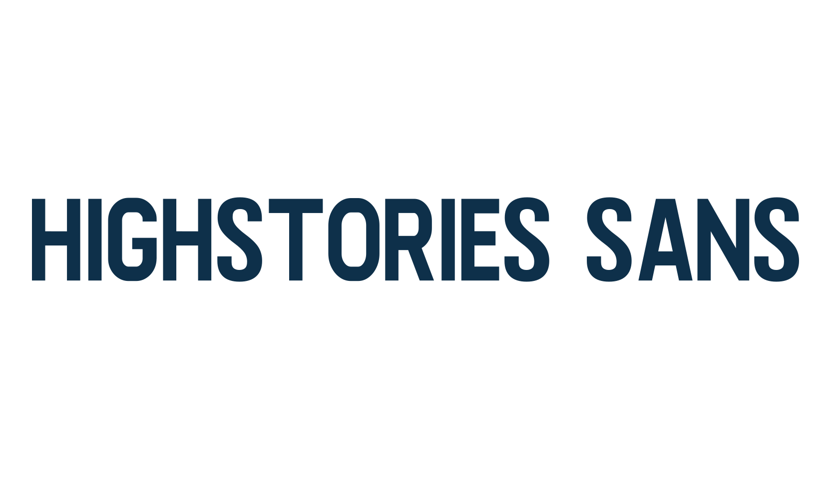 Highstories Sans, sans serif font preview