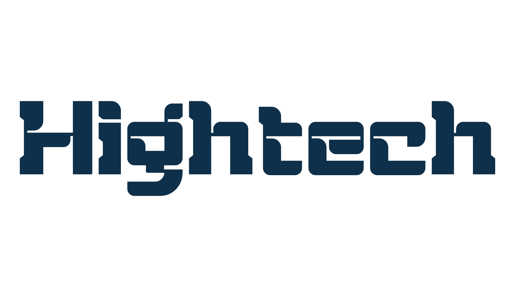 Hightech, sci-fi font preview