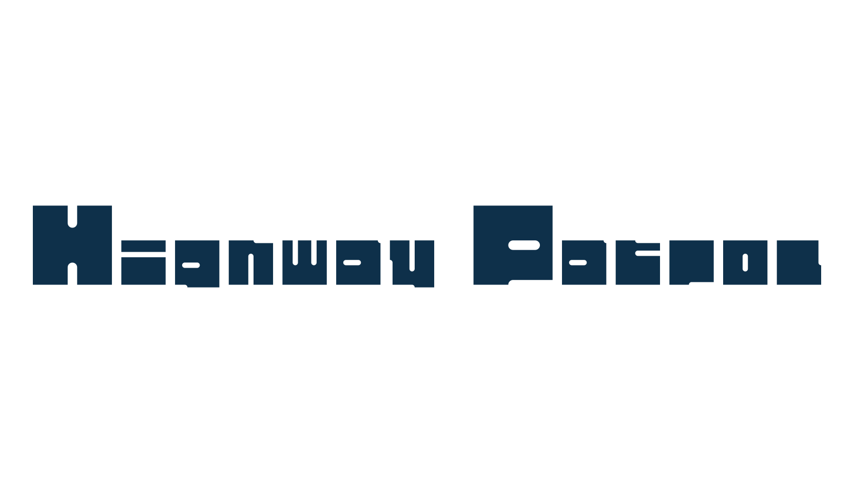Highway Patrol, square font preview