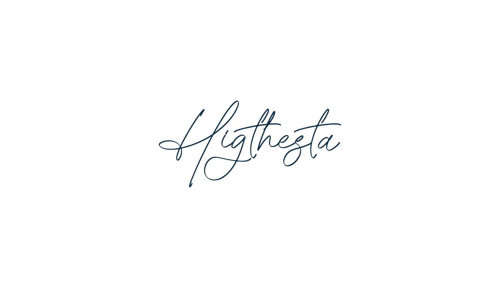 Higthesta, script handwritten fancy decorative calligraphy font preview