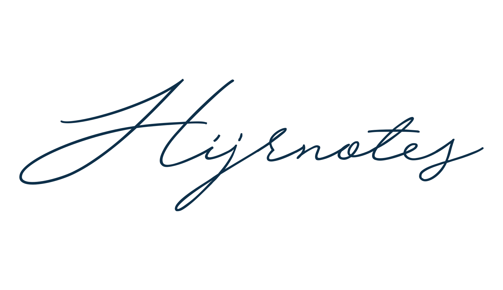 Hijrnotes, calligraphy font preview