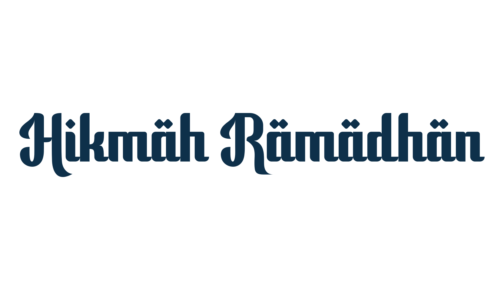 Hikmah Ramadhan, arabic font preview