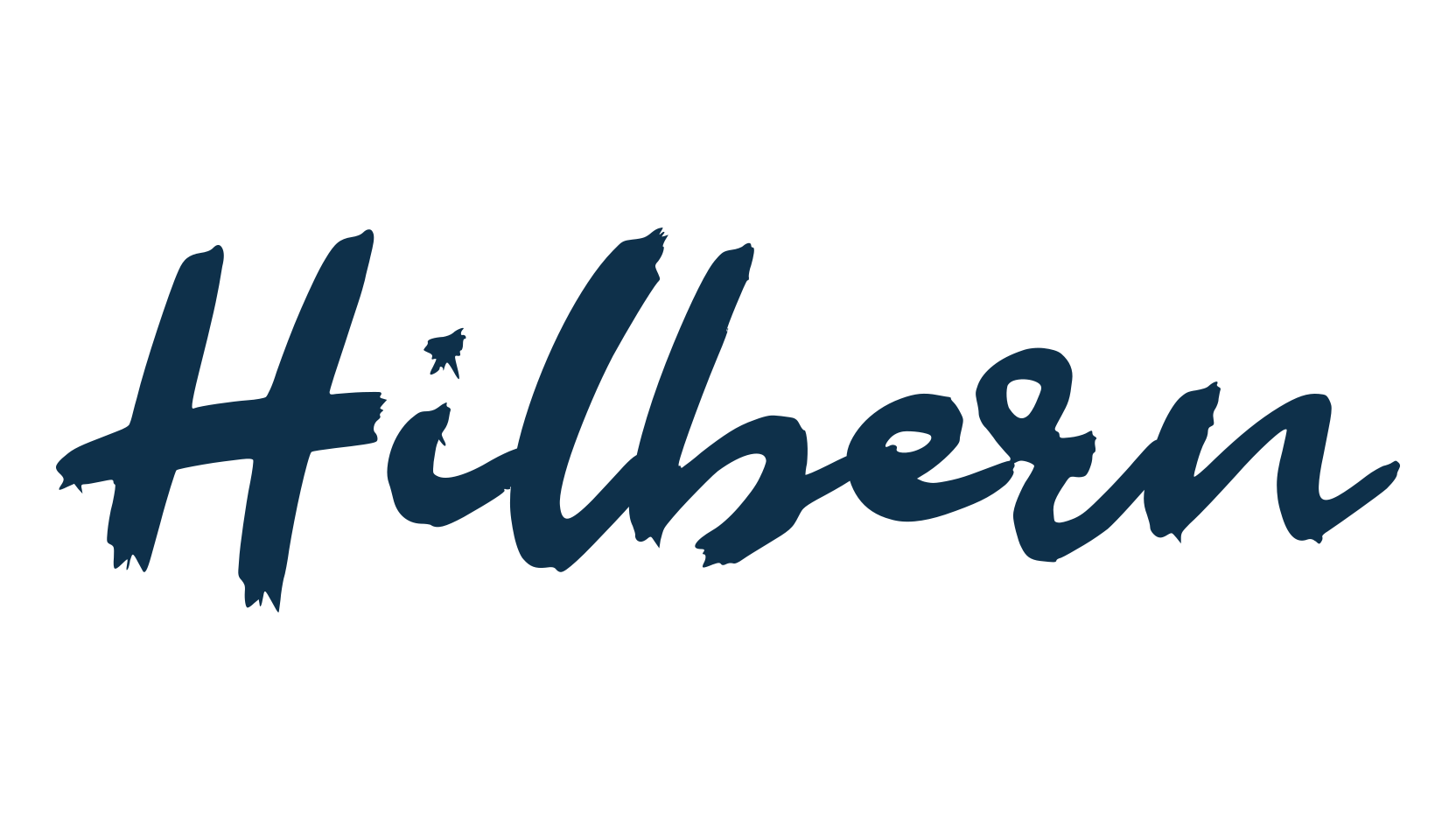 Hilbern, script brush fancy decorative calligraphy font preview