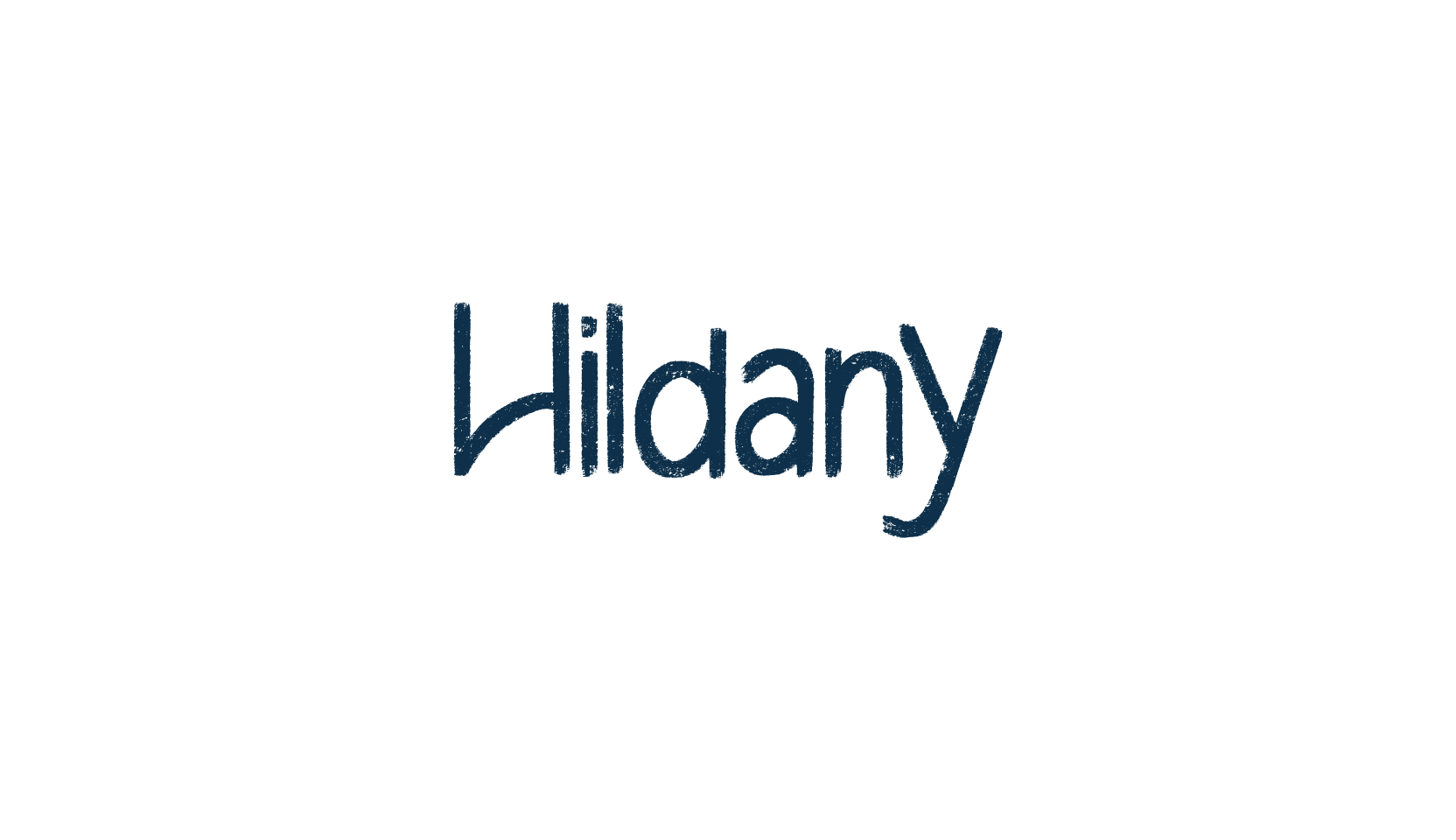 Hildany, eroded font preview