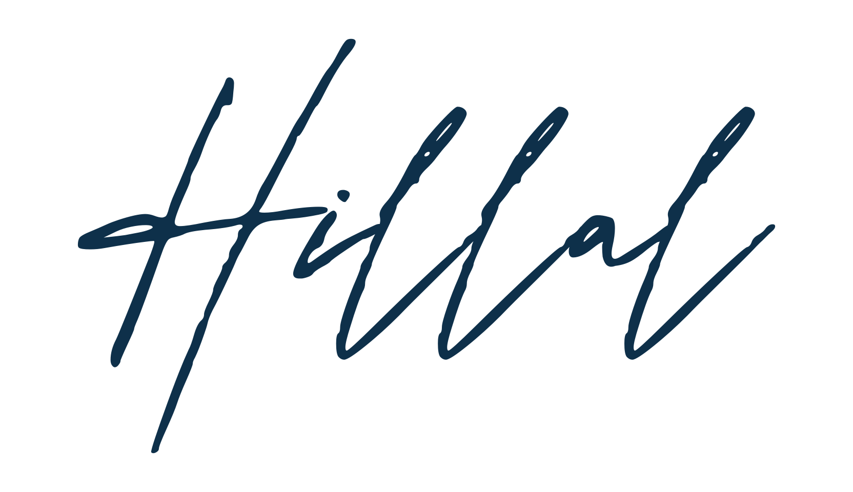 Hillal, script handwritten fancy decorative calligraphy font preview