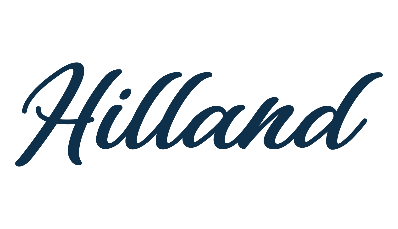 Hilland (hilland), fancy various decorative script calligraphy font preview