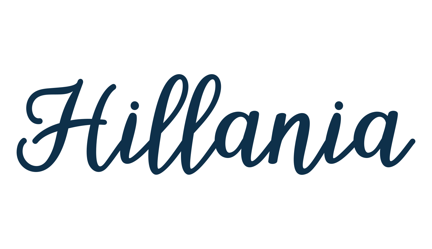 Hillania, fancy decorative font preview