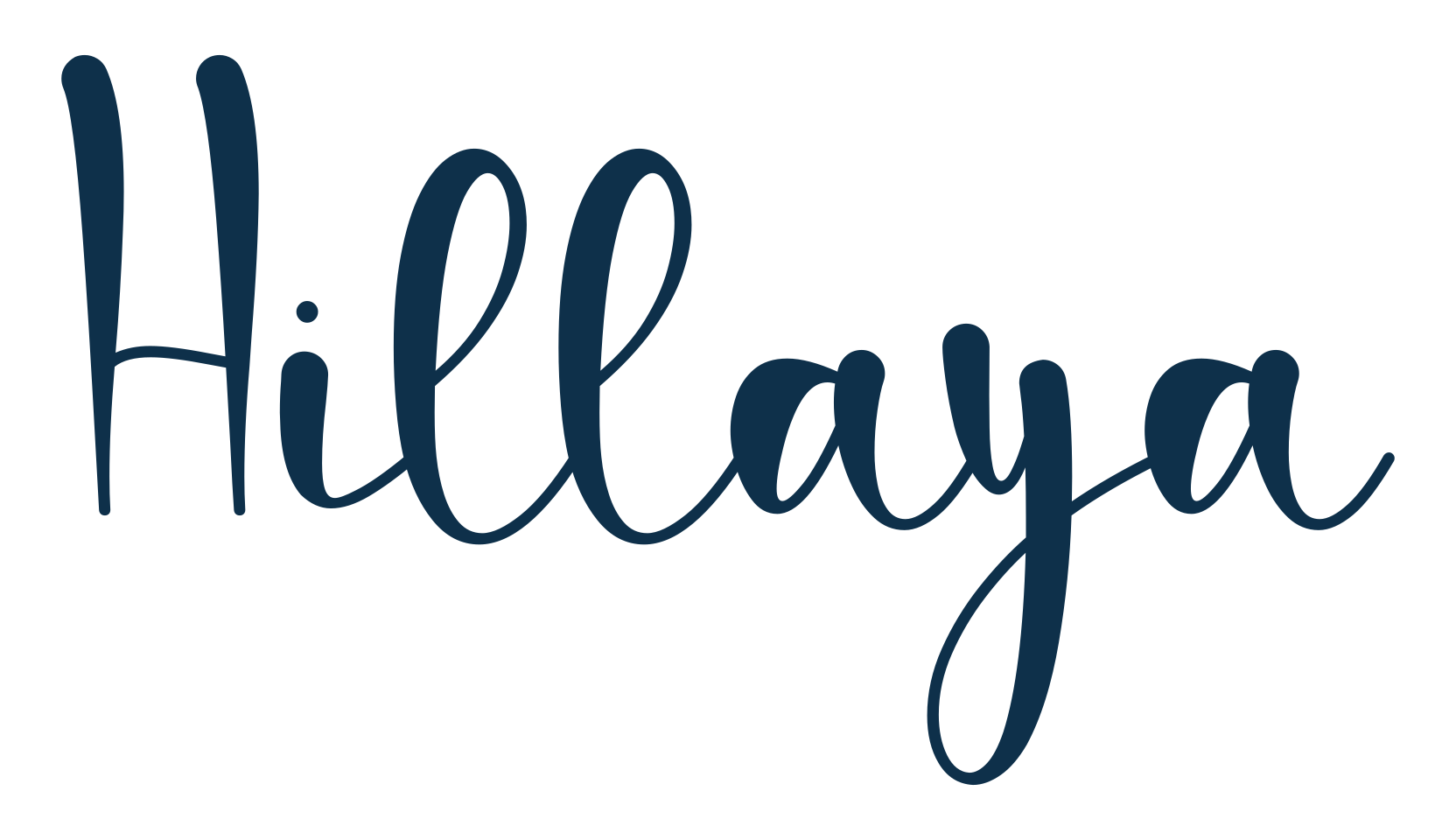 Hillaya, display market font preview