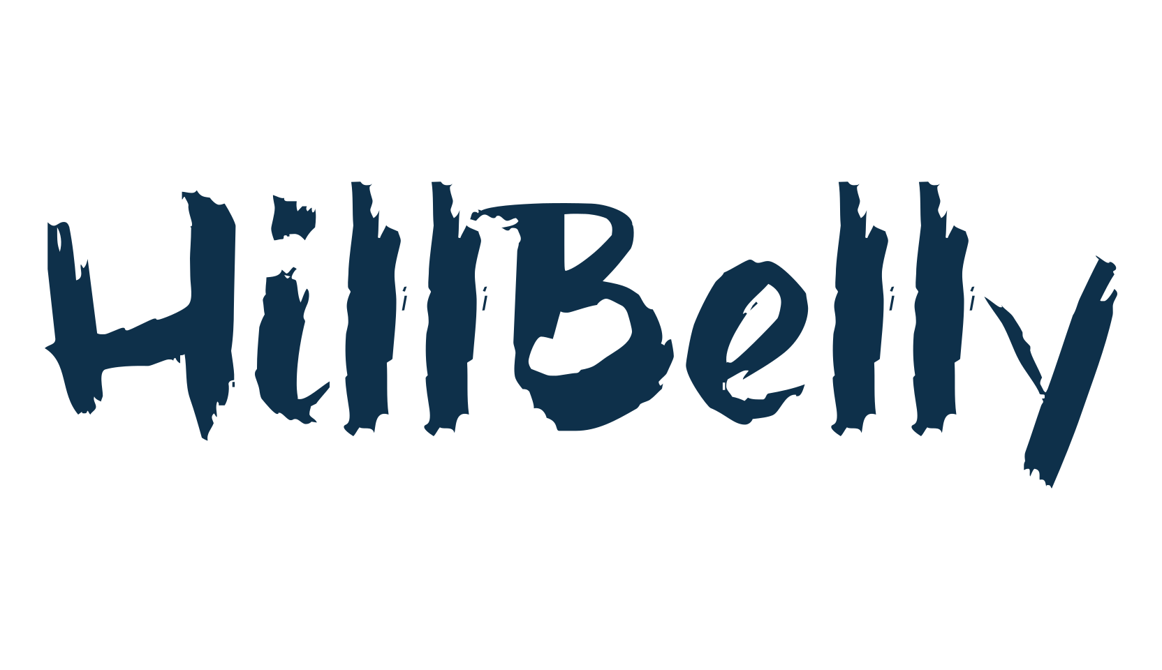HillBelly, script brush fancy decorative calligraphy font preview