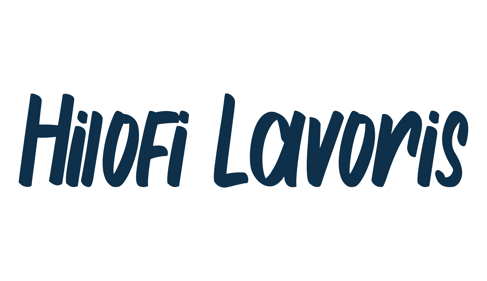 Hilofi Lavoris, script handwritten fancy decorative calligraphy font preview