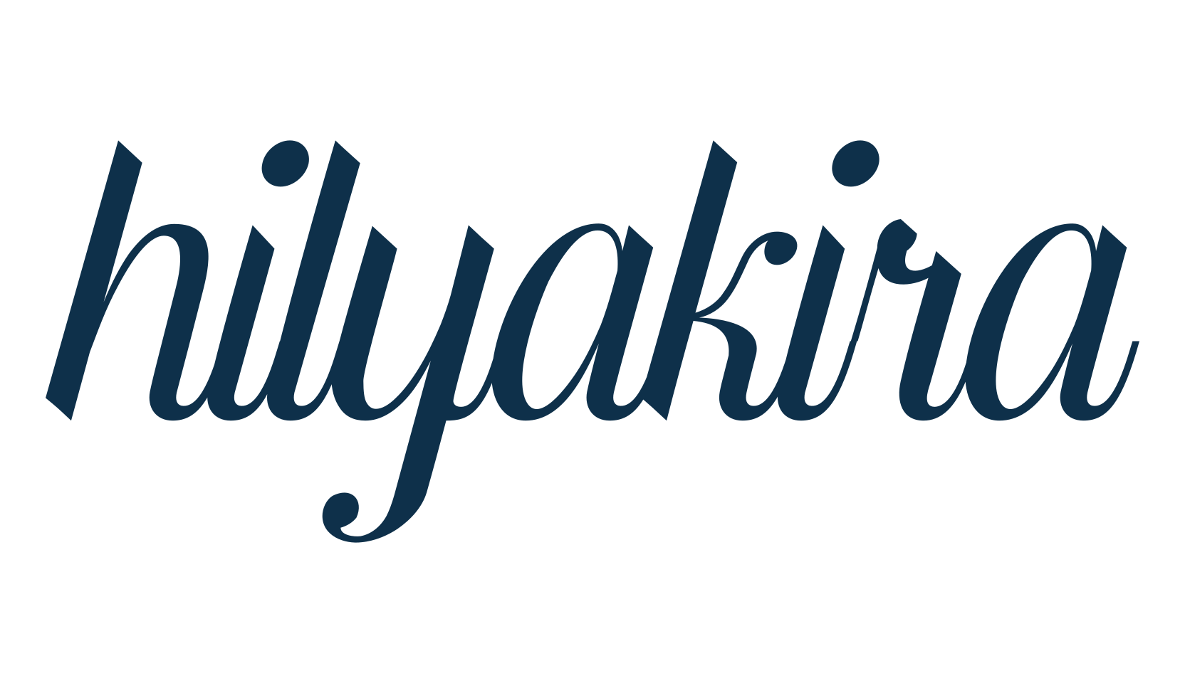 Hilyakira, display market font preview