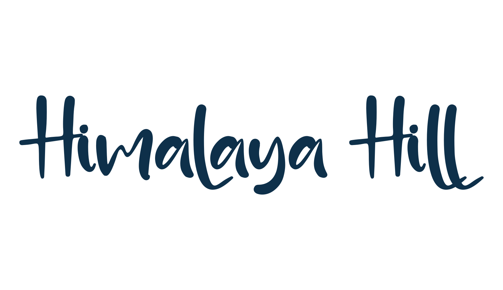 Himalaya Hill, fancy decorative font preview