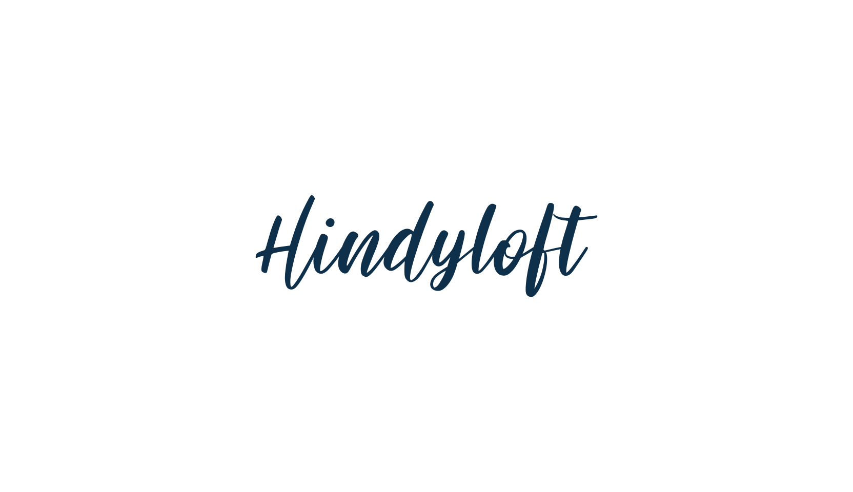 Hindyloft, handwriting font preview