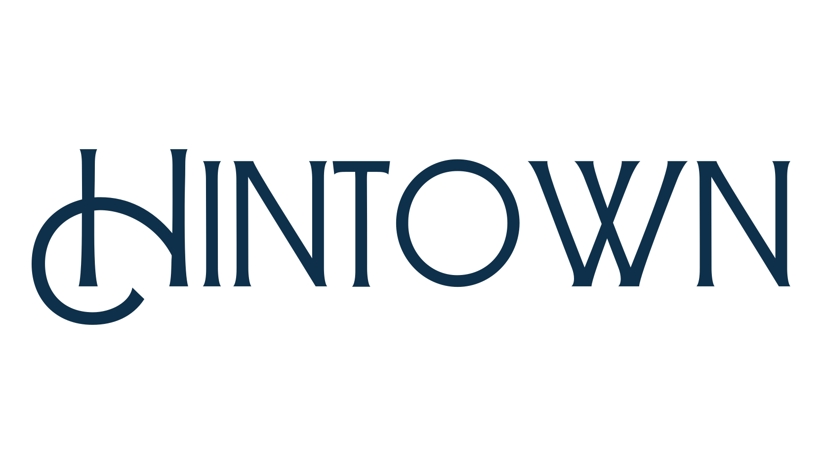 Hintown, retro font preview