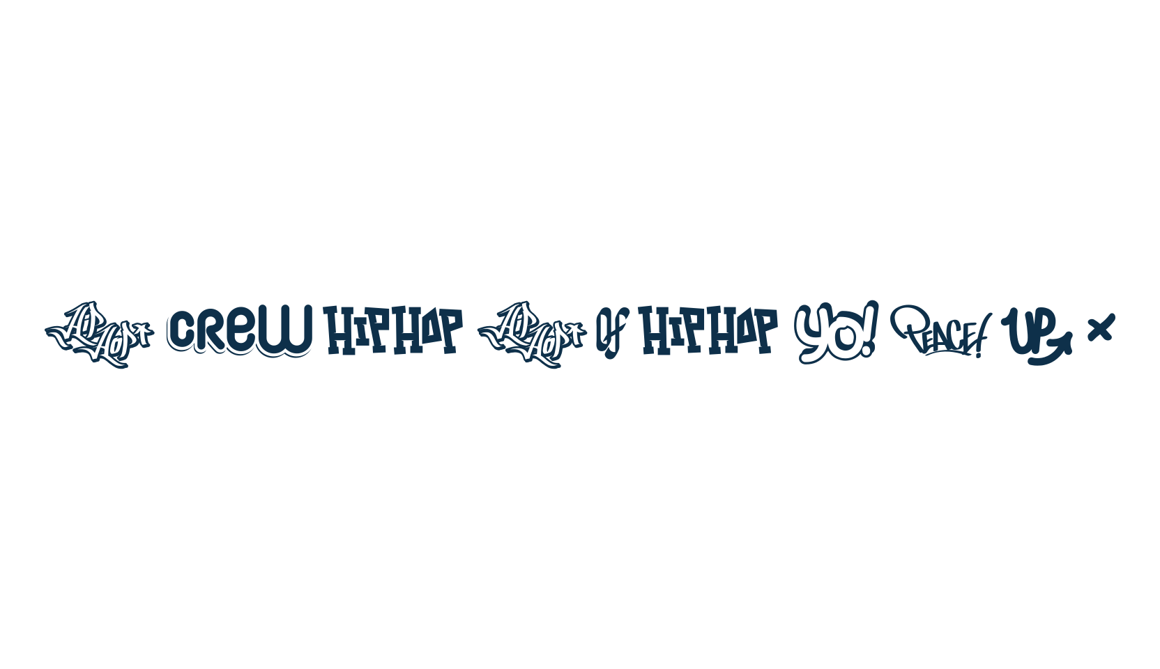Hip Hop Lab 1, display market font preview