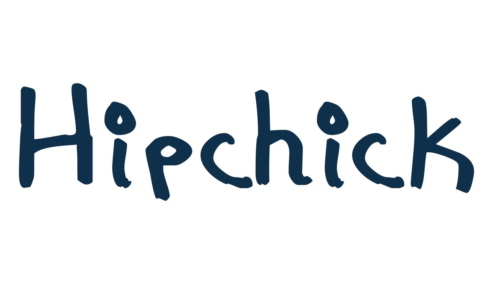 Hipchick, script handwritten fancy decorative calligraphy font preview