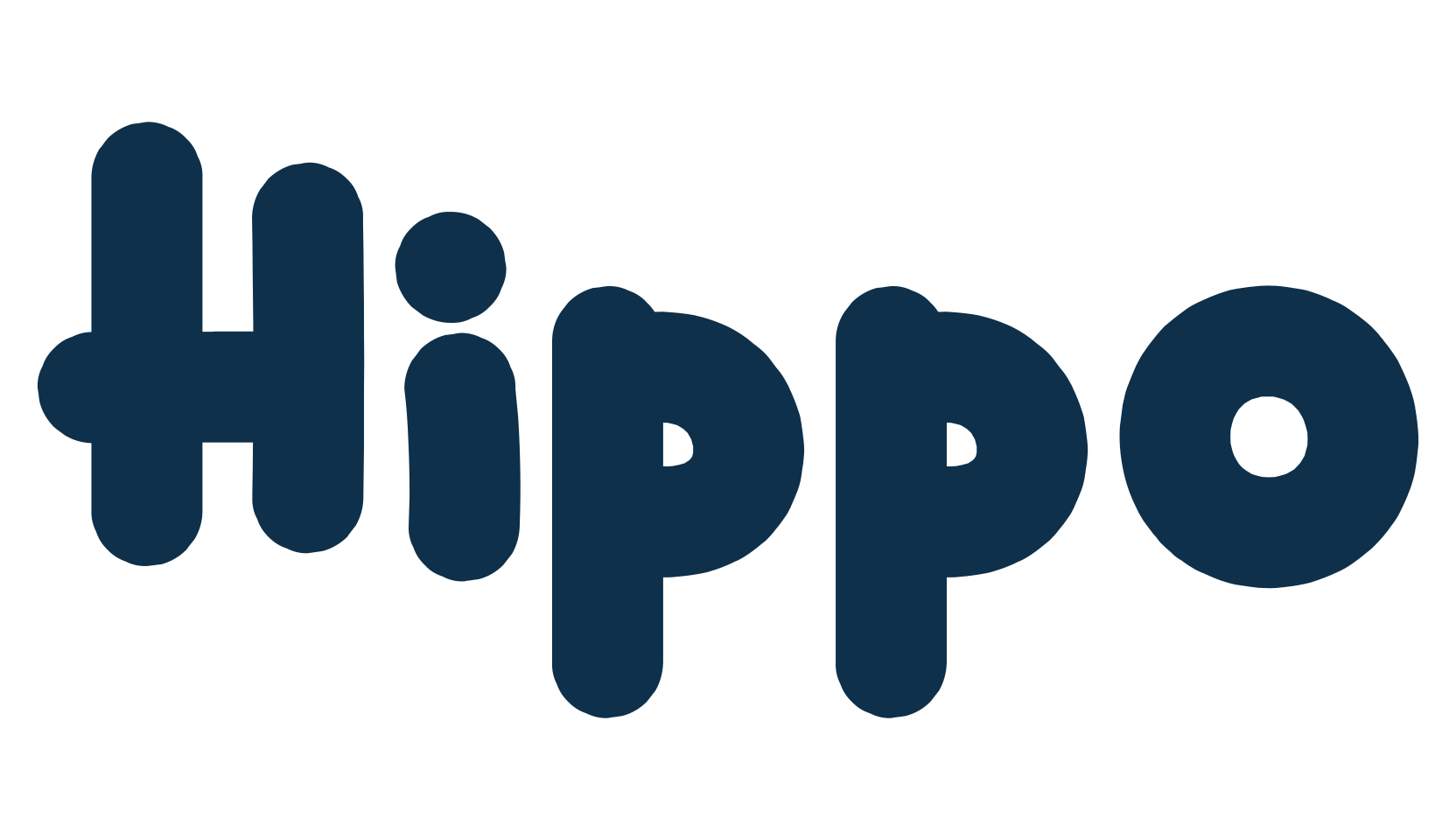 Hippo, fancy cartoon decorative font preview