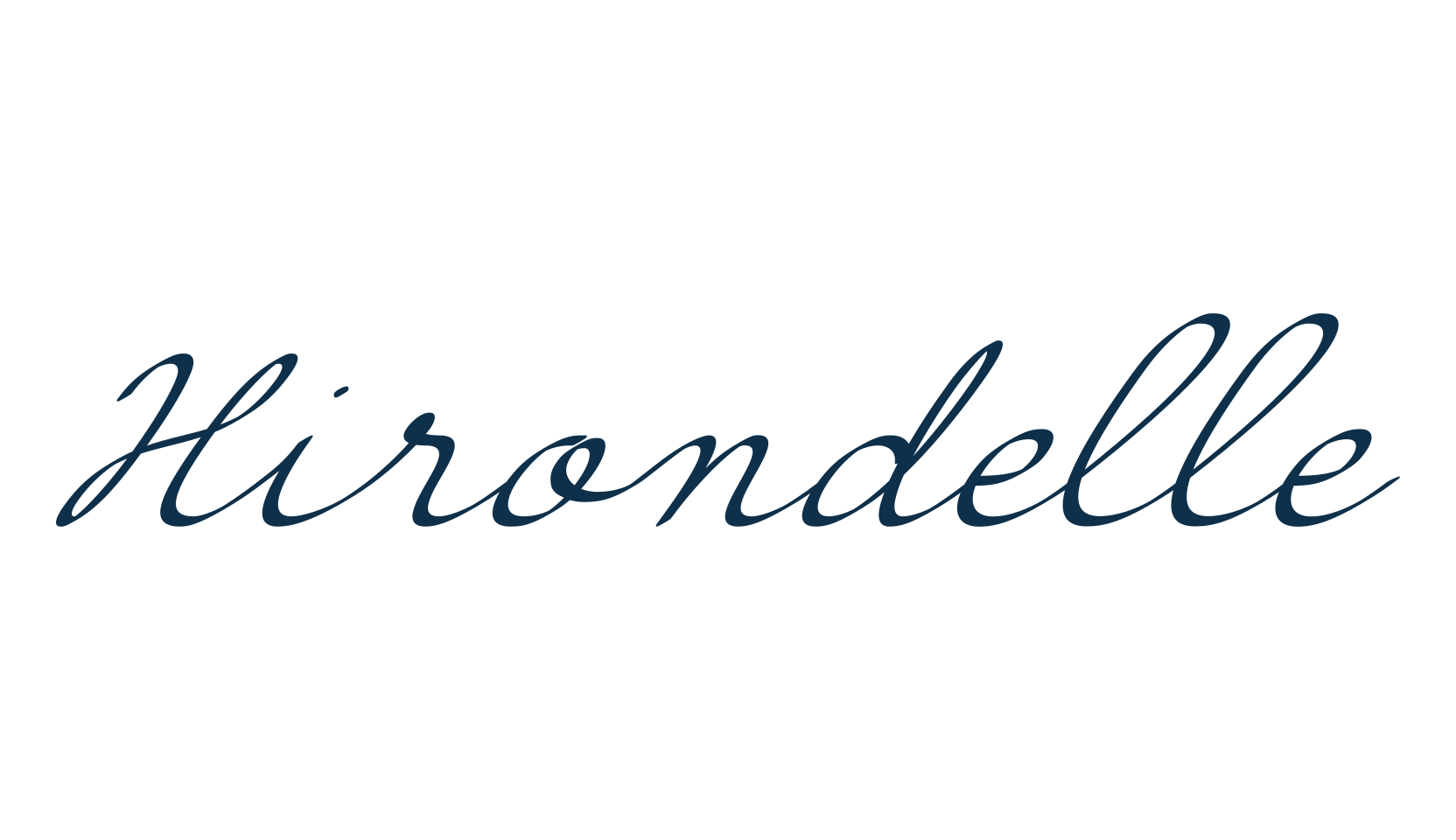 Hirondelle, calligraphy font preview