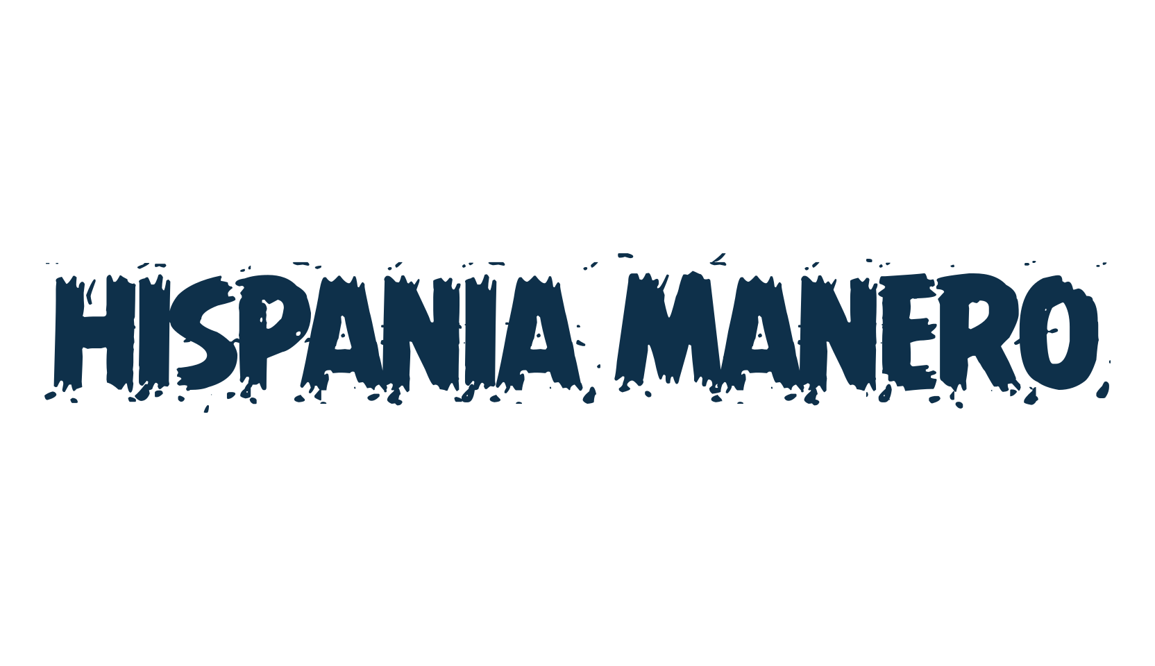 Hispania Manero, halloween font preview