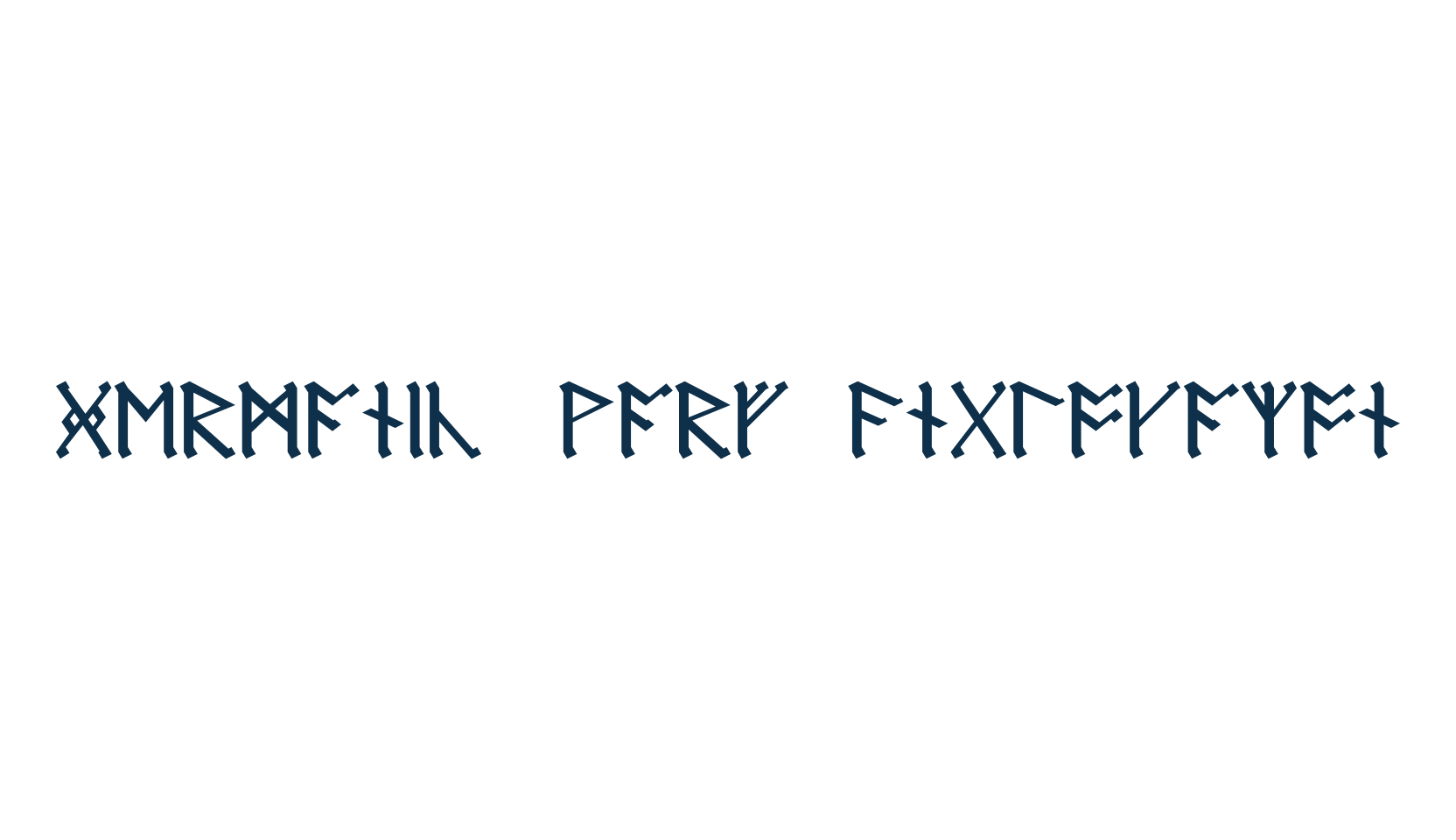 Germanic + Dwarf + AngloSaxon, fancy decorative font preview