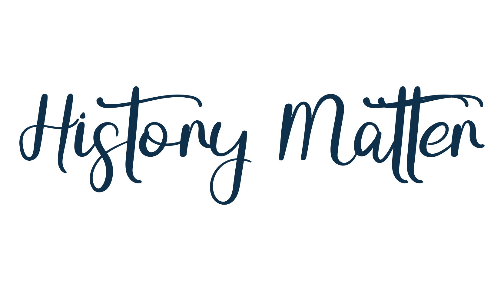 History Matter, fancy decorative font preview