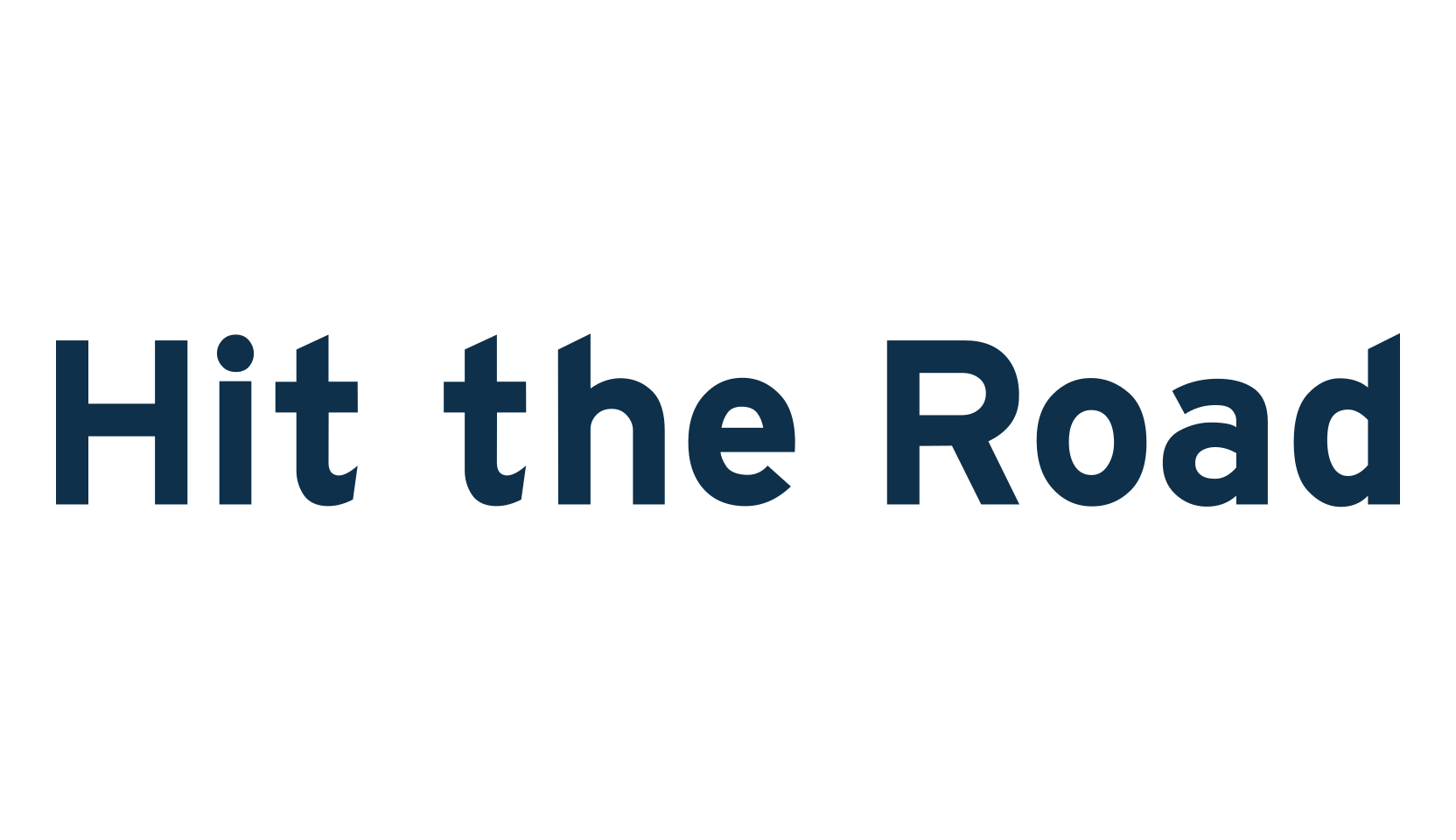 Hit the Road, basic sans serif font preview