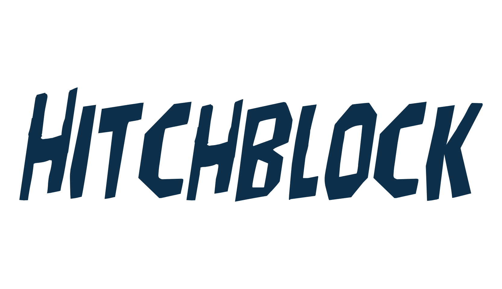 Hitchblock, halloween font preview