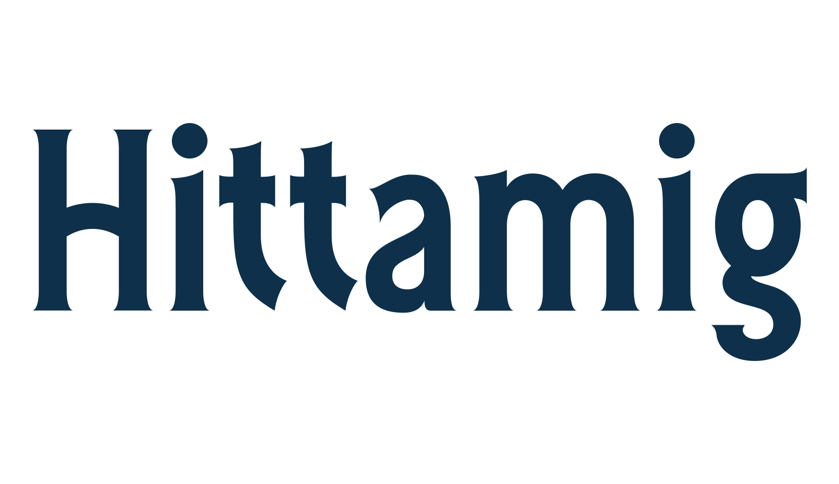 Hittamig, retro font preview