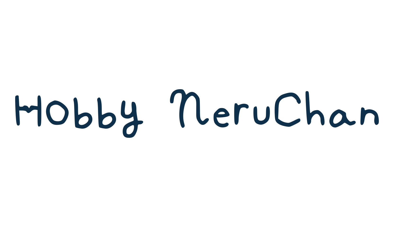 Hobby NeruChan, script handwritten fancy decorative calligraphy font preview