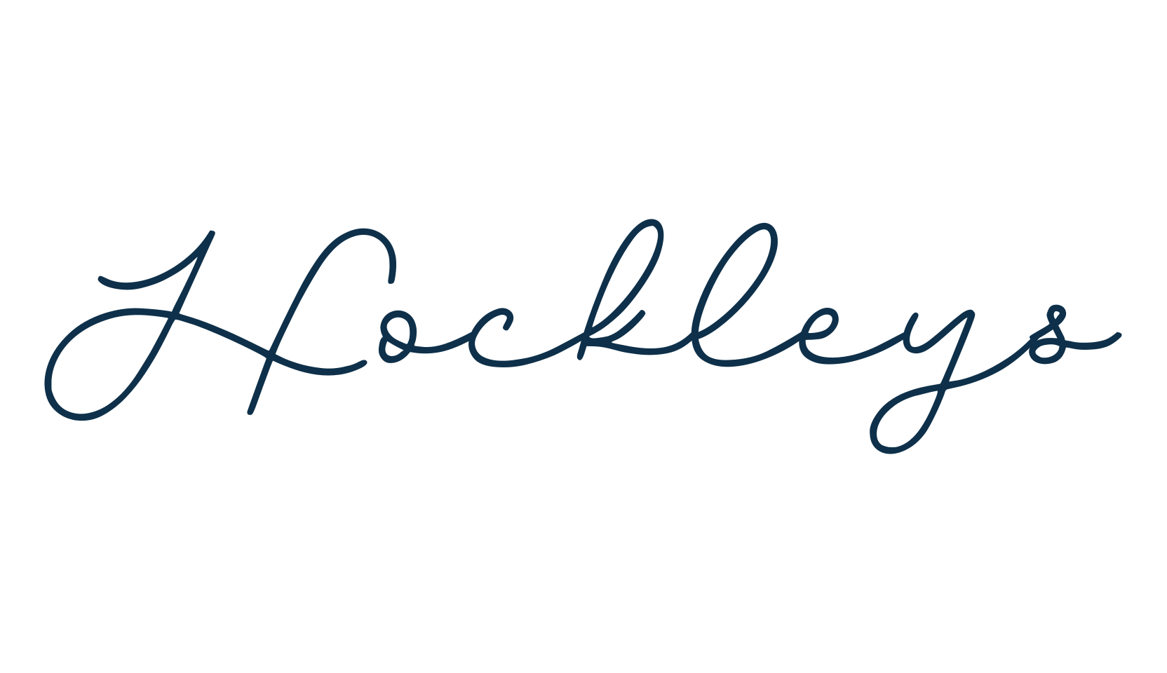 Hockleys, script handwritten fancy decorative calligraphy font preview