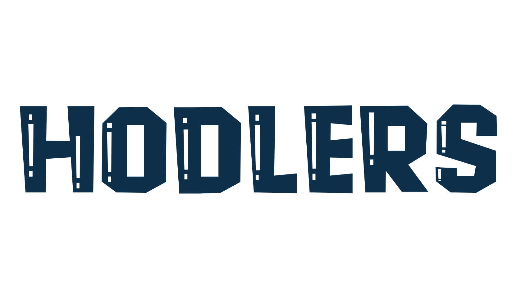 Hodlers, cartoon font preview